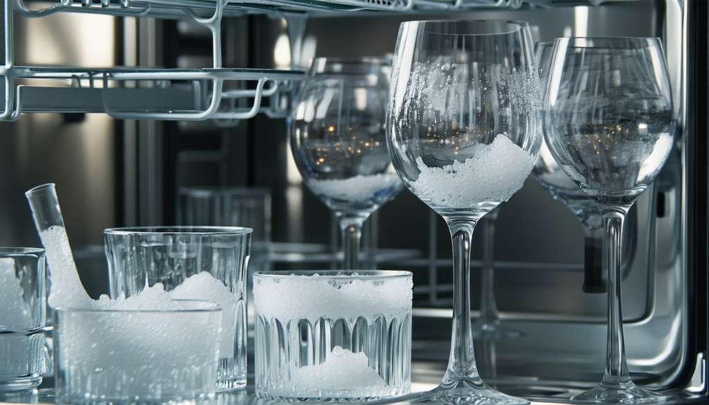 Impact de l’eau dure sur la vaisselle : traces blanches, solutions durables